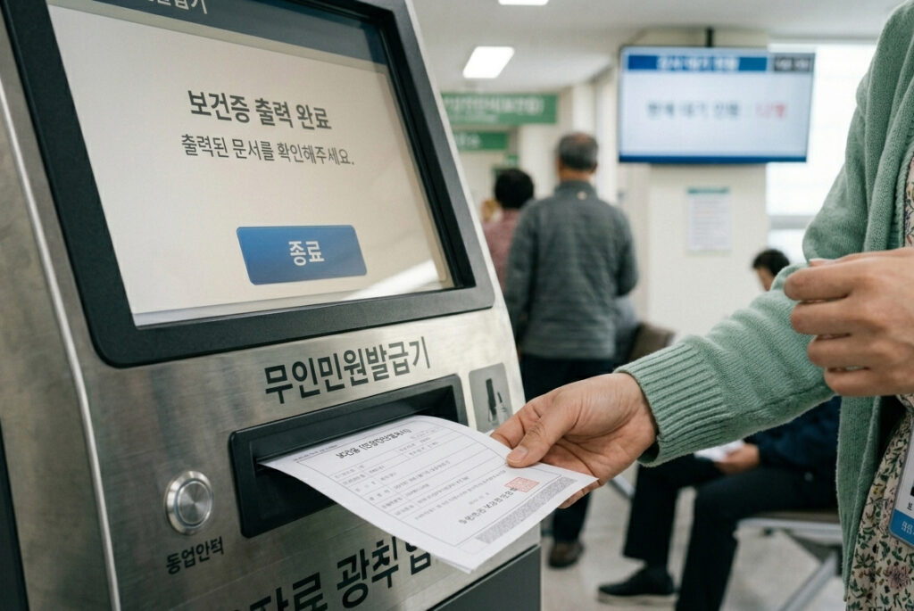 보건증 발급 방법 검사 후기
