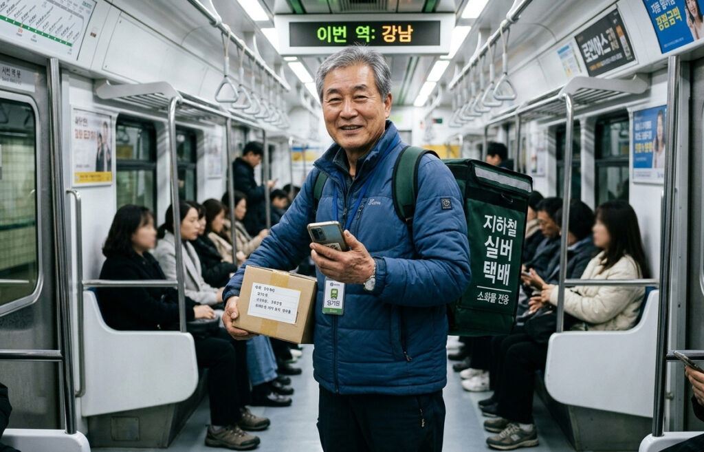 지하철 택배 알바 신청 방법 수입