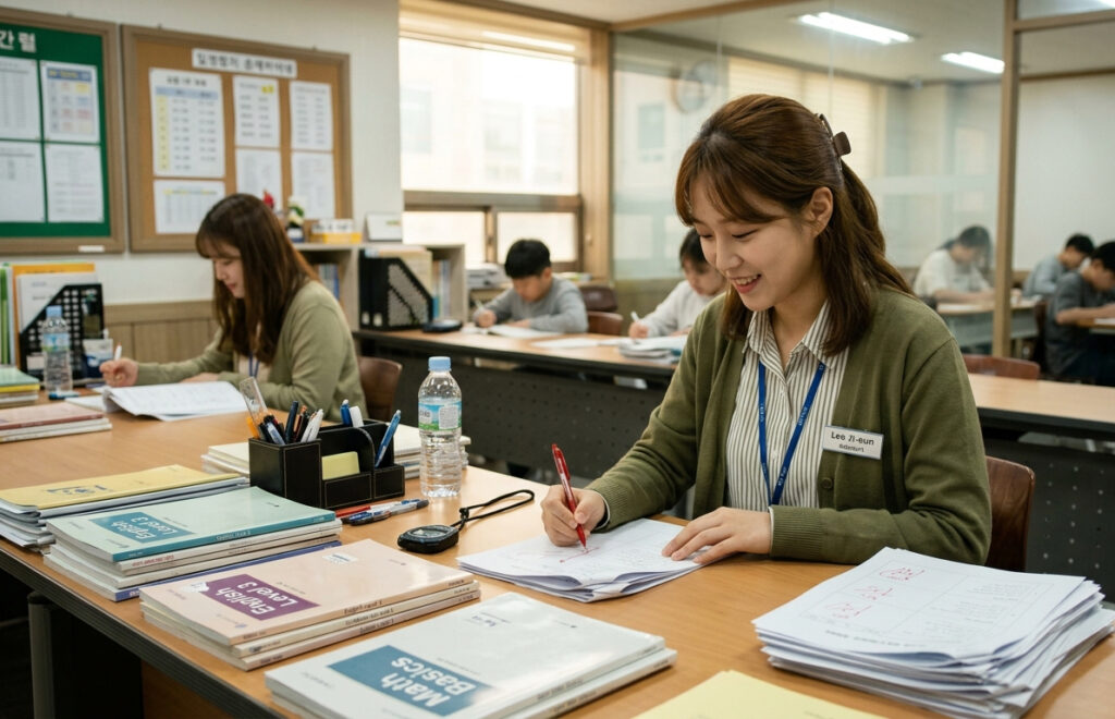 학원 조교 알바 하는일 시급